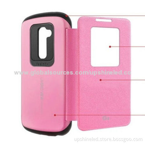 PU Leather Case for LG G2, ODM/OEM Orders Welcomed